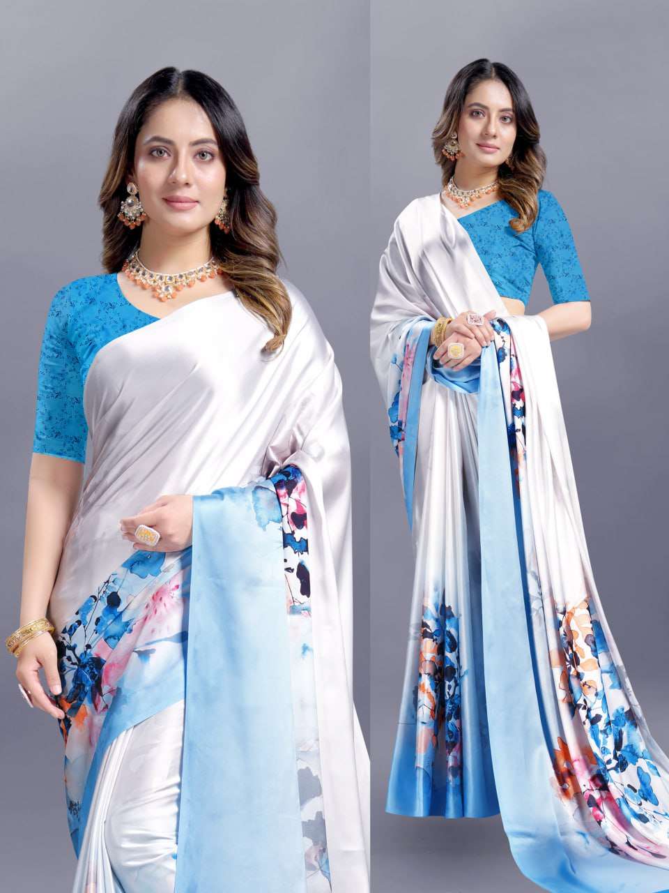 YNF CREPE SRRT JAPAN CRAPE9 SAREES WHOLESALE PRINTED LADIES CREPE SATIN SAREES MANUFACTURER