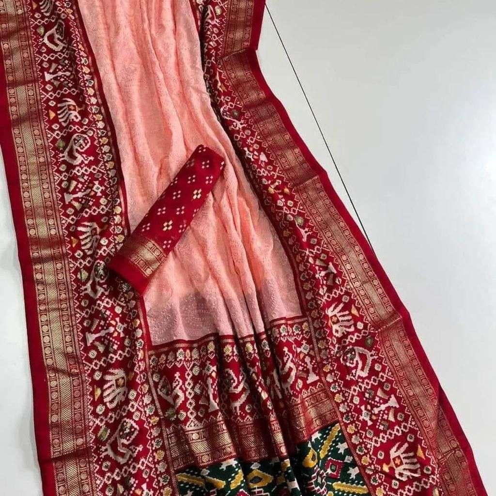 YNF GEORGETTE RUD SUKANYA SILK SAREES WHOLESALE SOFT SILK PATOLA TRADITIONAL SAREES MANUFACTURER