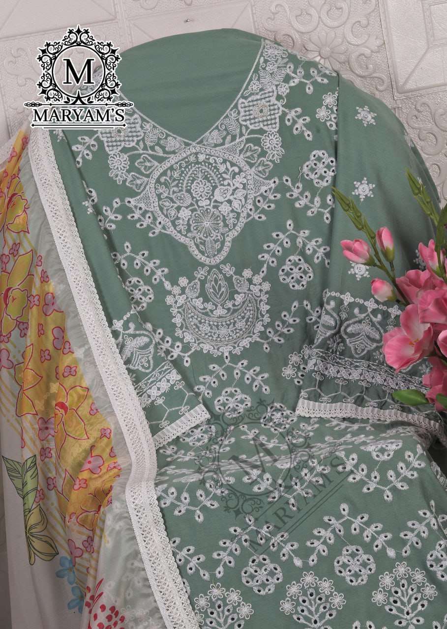 YNF REYON COTTON KAL 176 SUITS & DRESSESS WHOLESALE UNSTITCHED SUITS MANUFACTURER