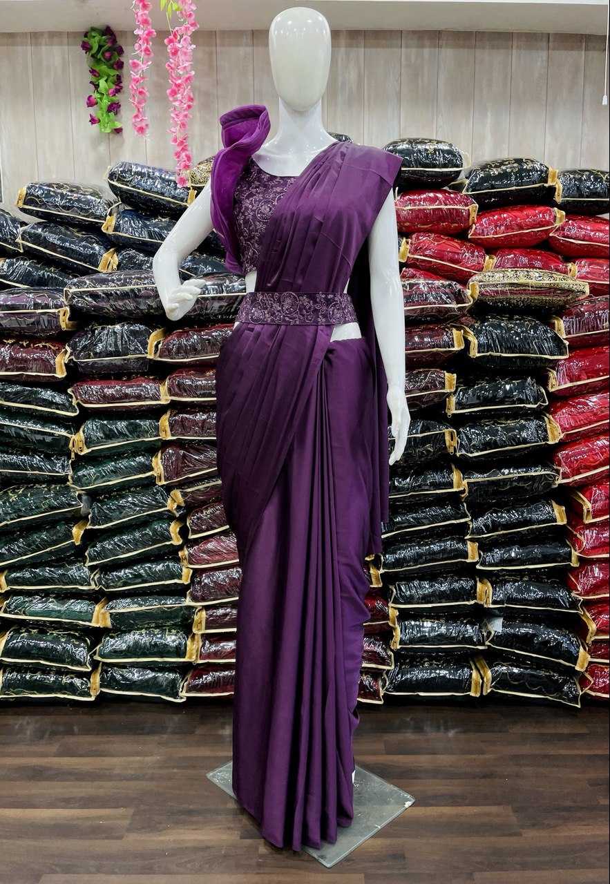 YNF SATIN SILK RST 269 SAREES WHOLESALE PARTY WEAR SATIN PLAIN SOLID SAREES MANUFACTURER