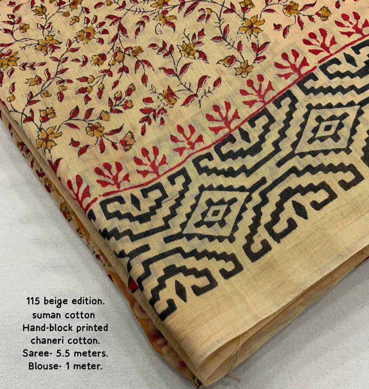 YNF CHANDERI COTTON KESH118 115 SAREES WHOLESALE PRINTED COTTON LINEN CHANDERI BLOCK PRINTED SAREES MANUFACTURER