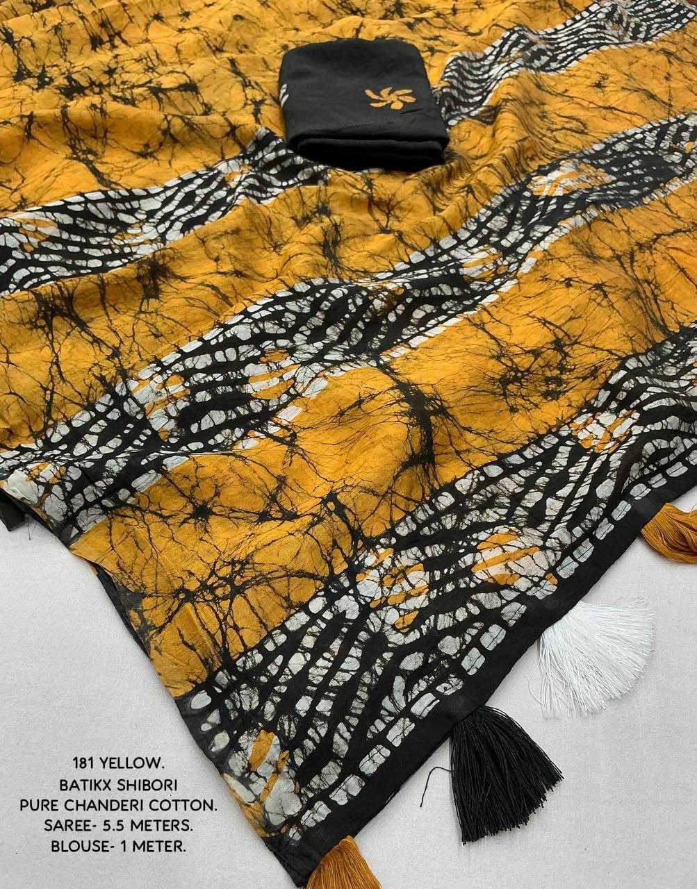 YNF CHANDERI COTTON KESH118 181 SAREES WHOLESALE PRINTED COTTON LINEN CHANDERI BATIK SAREES MANUFACTURER