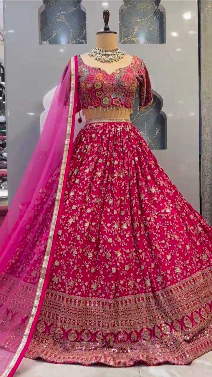 YNF GEORGETTE RIN108 1573 LEHENGA WHOLESALE WEDDING, BRIDAL,DESIGNER LEHENGA MANUFACTURER