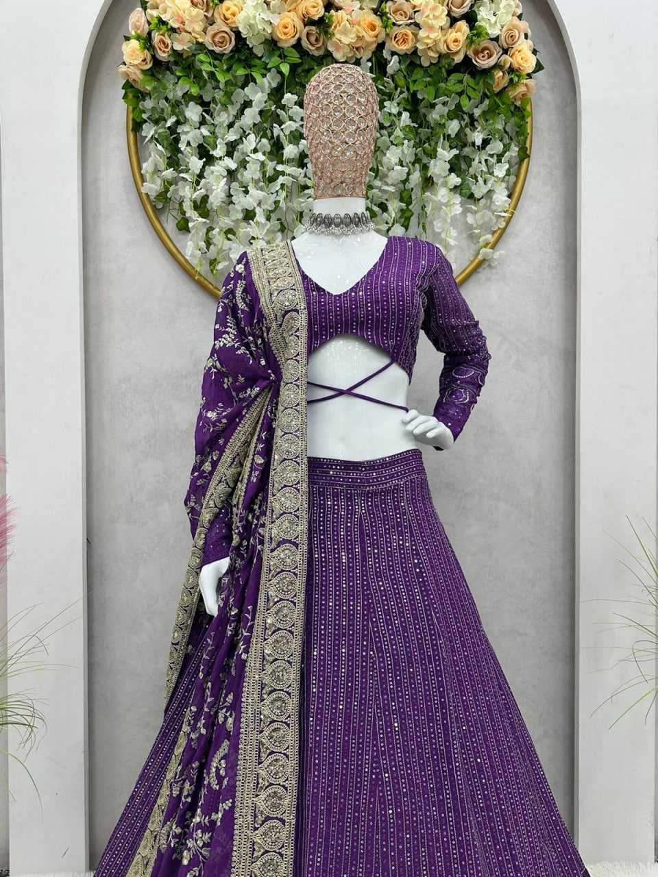 YNF GEORGETTE RIN169  6427 LEHENHGA WHOLESALE FANCY,WEDDING,DESIGNER LEHENGA MANUFACTURER