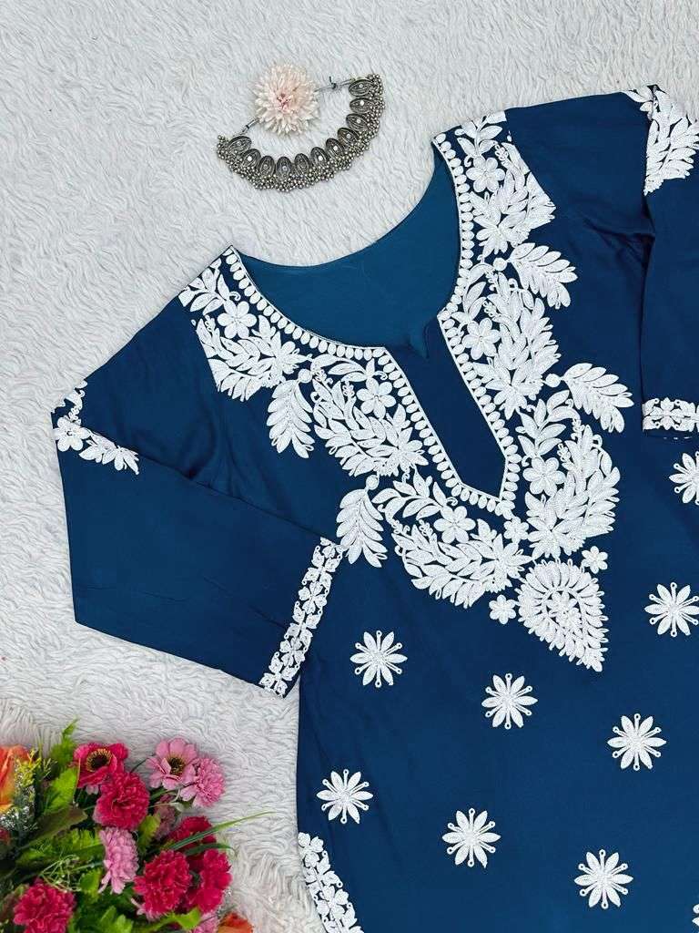 YNF HEAVY RAYON RIN133 1382 KURTIS WHOLESALE LONG RAYON KURTIS WITH BOTTOM FANCY KURTIS MANUFACTURER