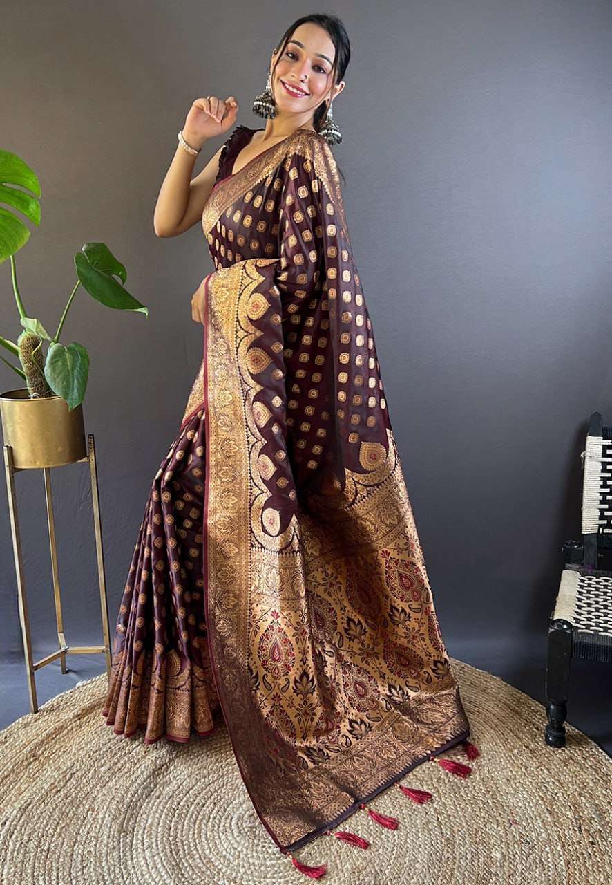 YNF KATAN SILK RIN116 REW24 SILK SAREES WHOLESALE BANARASI SILK SOFT SILK TRADITIONAL SAREES MANUFACTURER