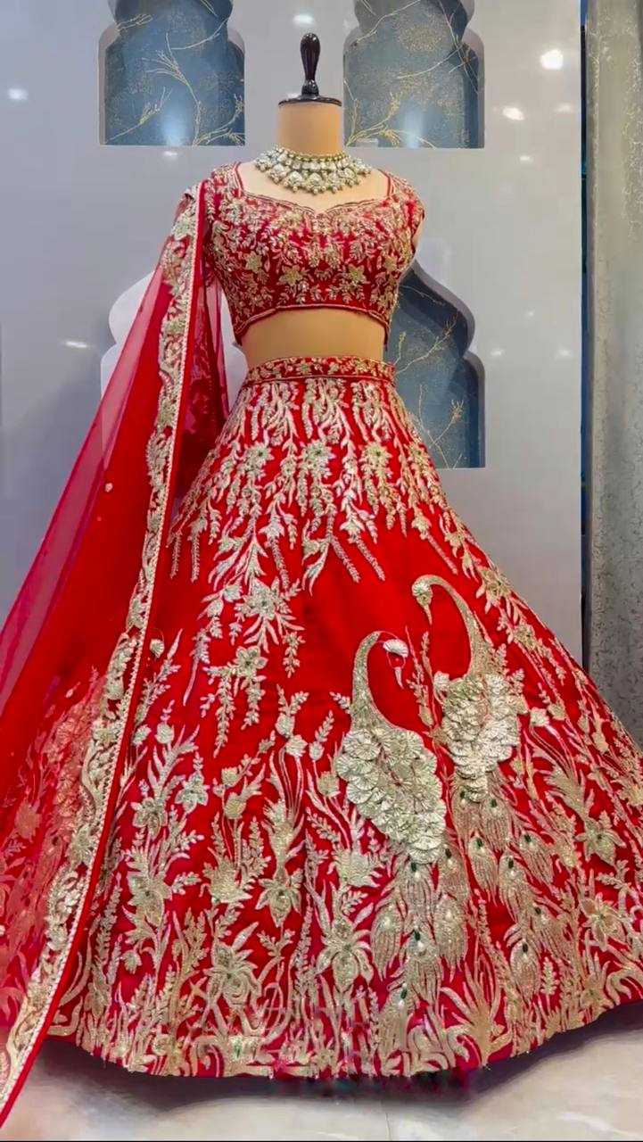 YNF SOFT SILK  RIN108 1583 LEHENGA WHOLESALE WEDDING, BRIDAL,DESIGNER LEHENGA MANUFACTURER