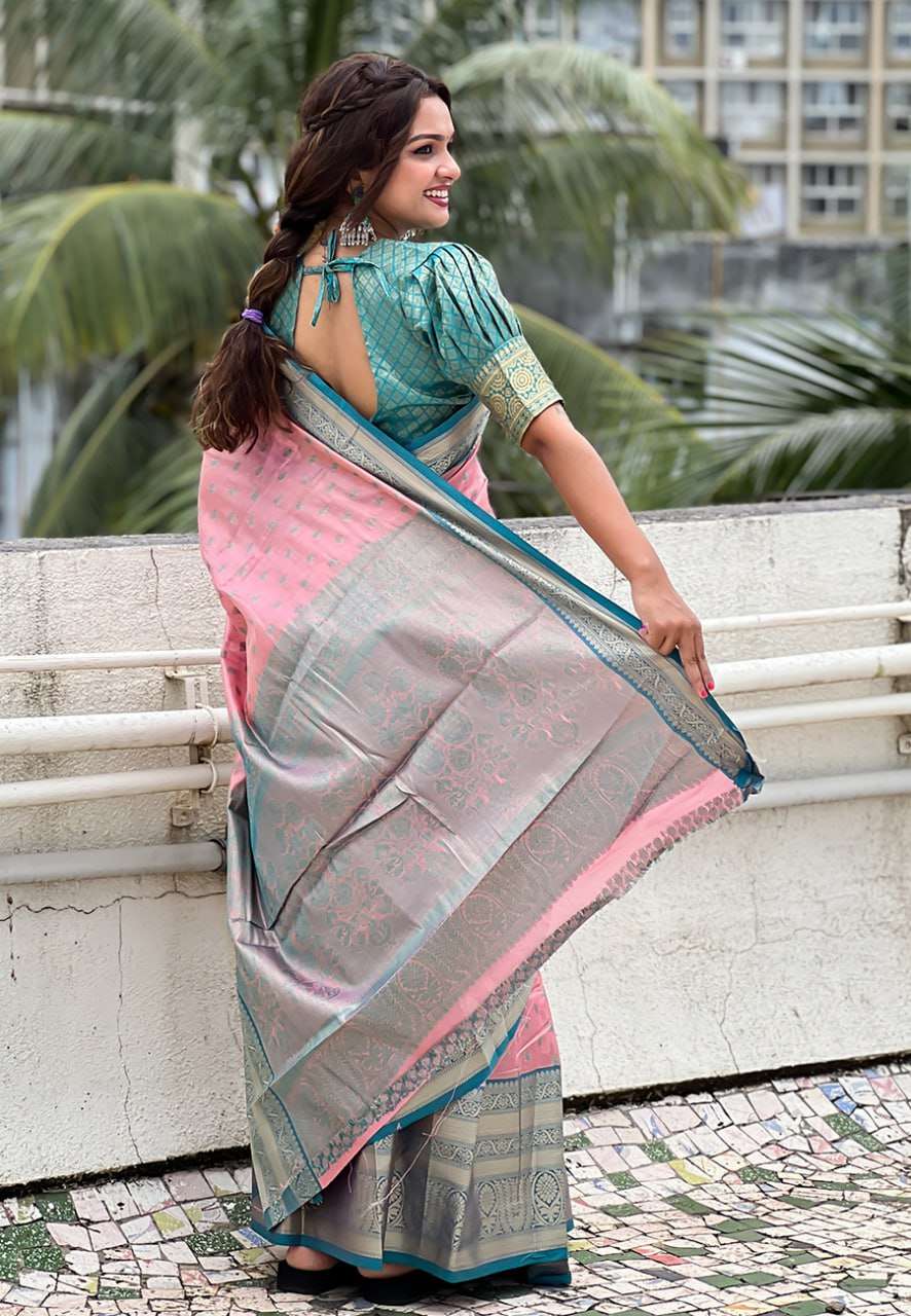 YNF TISSUE SILK RIN116 PATTU VOL-3 SAREES WHOLESALE PRINTED TISSUE SILK KANJIPURAM ZARI BORDER SAREES MANUFACTURER