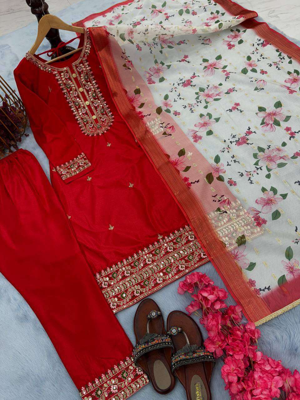 YNF CHINON SILK KESH141 164 SUITS & DRESSES WHOLESALE EMBROIDERY LADIES SILK PARTY WEAR WEDDING DIWALI COLLECTIONS SUITS MANUFACTURER