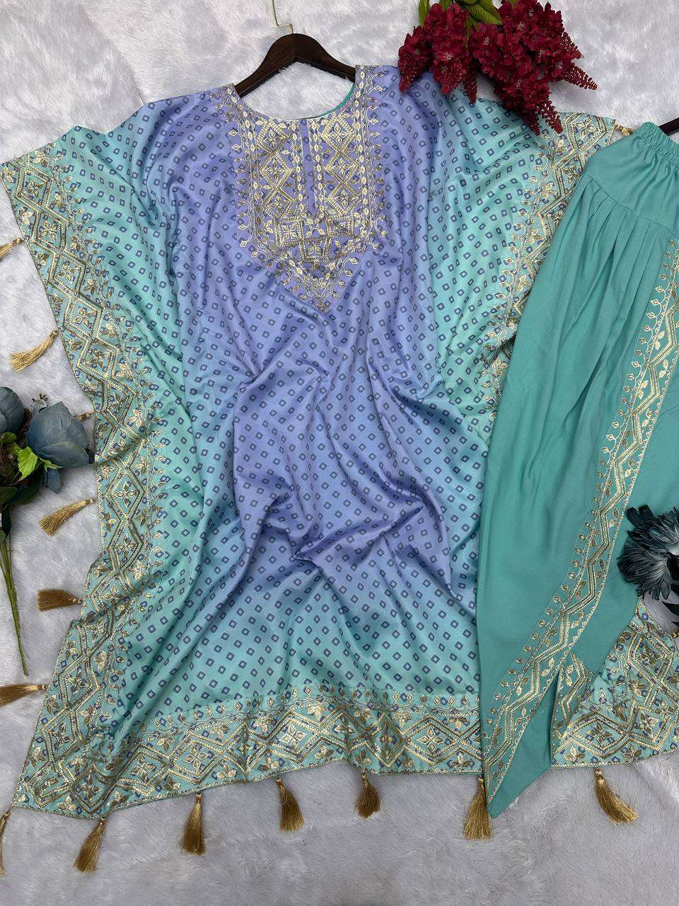 YNF CHINON SILK KESH157 1674 ISLAMIC CLOTHING WHOLESALE KAFTANS MANUFACTURER