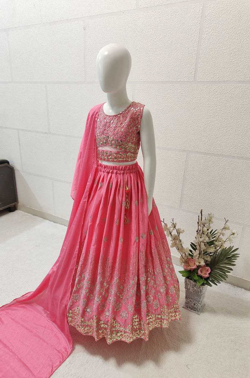 YNF CHINON SILK KESH168 MNT33 KIDS WEAR WHOLESALE KIDS LEHENGA KIDS TRADITIONAL OUTFITS KIDS LEHENGA CHOLI KIDS FESTIVE WEAR KIDS WEDDING OUTFITS MANUFACTURER