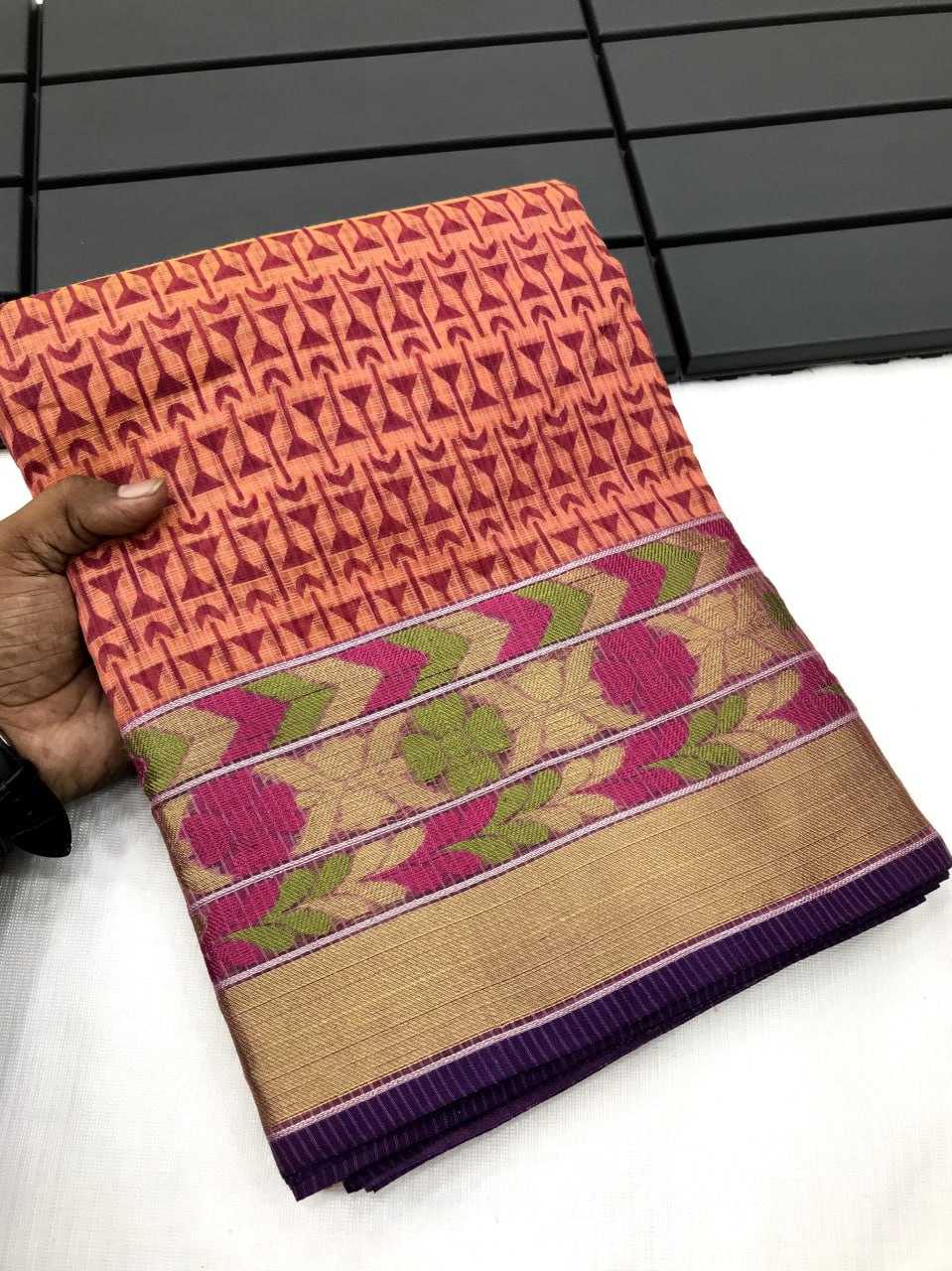 YNF COTTON KESH167 VAARI SAREES WHOLESALE PRINTED COTTON LINEN LADIES SAREES MANUFACTURER