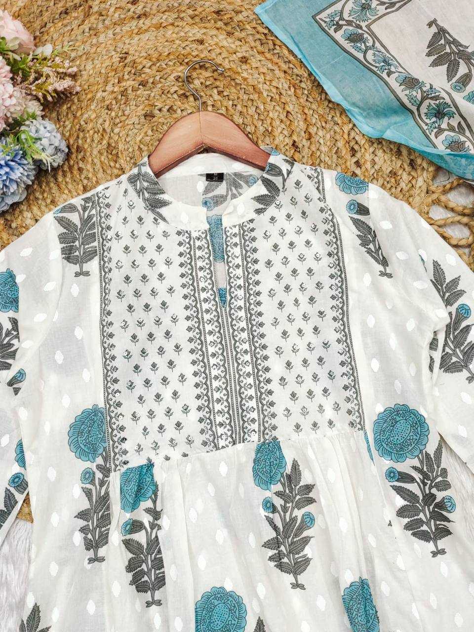 YNF COTTON KESH211 LDY97 SUITS & DRESSES WHOLESALE PRINTED COTON ANARKALI STRAIGHT CUT LONG KURTIS SUITS MANUFACTURER