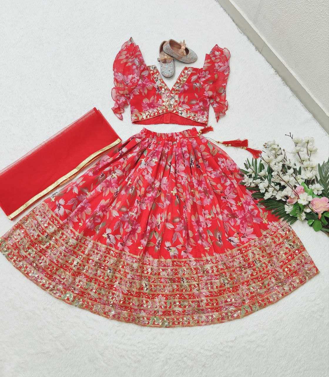 YNF FAUX GEORGETTE KESH168 MNT10 KIDS WEAR WHOLESALE KIDS LEHENGA KIDS ETHNIC WEAR KIDS TRADITIONAL OUTFITS KIDS LEHENGA CHOLI KIDS WEDDINGS OUTFITS KIDS DIWALI CLOTHES  MANUFACTURER