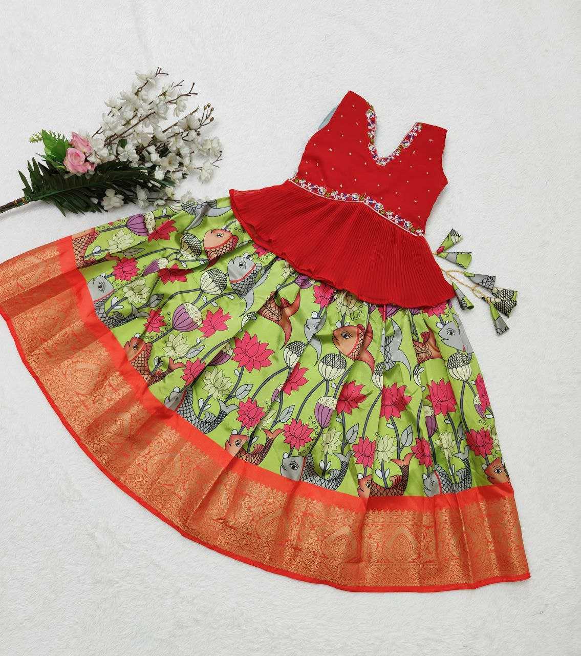 YNF FAUX GEORGETTE KESH168 MNT20 KIDS WEAR WHOLESALE KIDS LEHENGA CHOLI KIDS TRADITIONAL OUTFITS KIDS FESTIVE WEAR MANUFACTURER