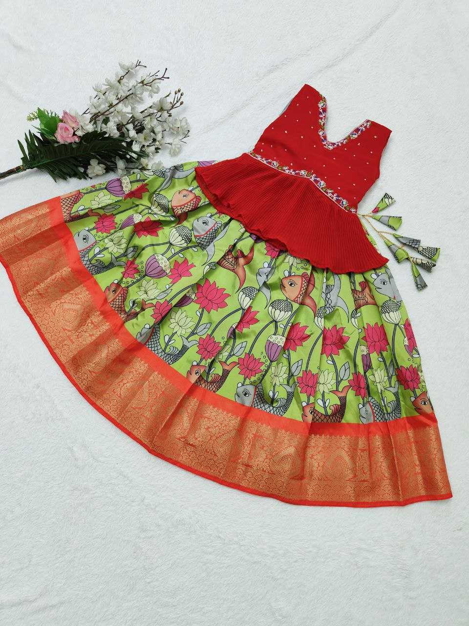 YNF FAUX GEORGETTE KESH168 MNT20 KIDS WEAR WHOLESALE KIDS LEHENGA CHOLI KIDS TRADITIONAL OUTFITS KIDS FESTIVE WEAR MANUFACTURER