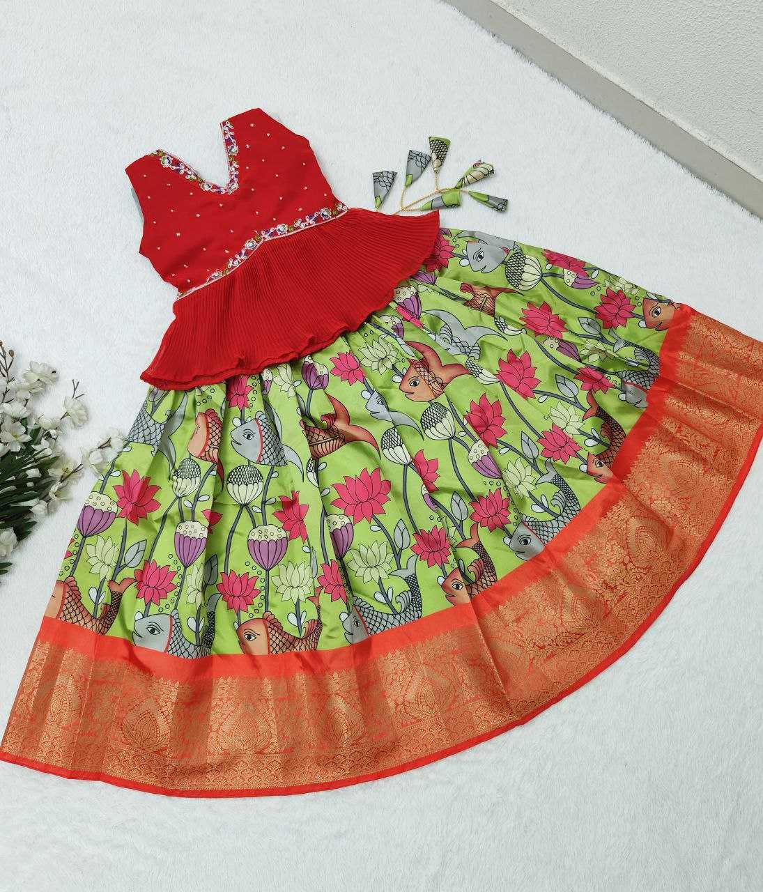 YNF FAUX GEORGETTE KESH168 MNT20 KIDS WEAR WHOLESALE KIDS LEHENGA CHOLI KIDS TRADITIONAL OUTFITS KIDS FESTIVE WEAR MANUFACTURER