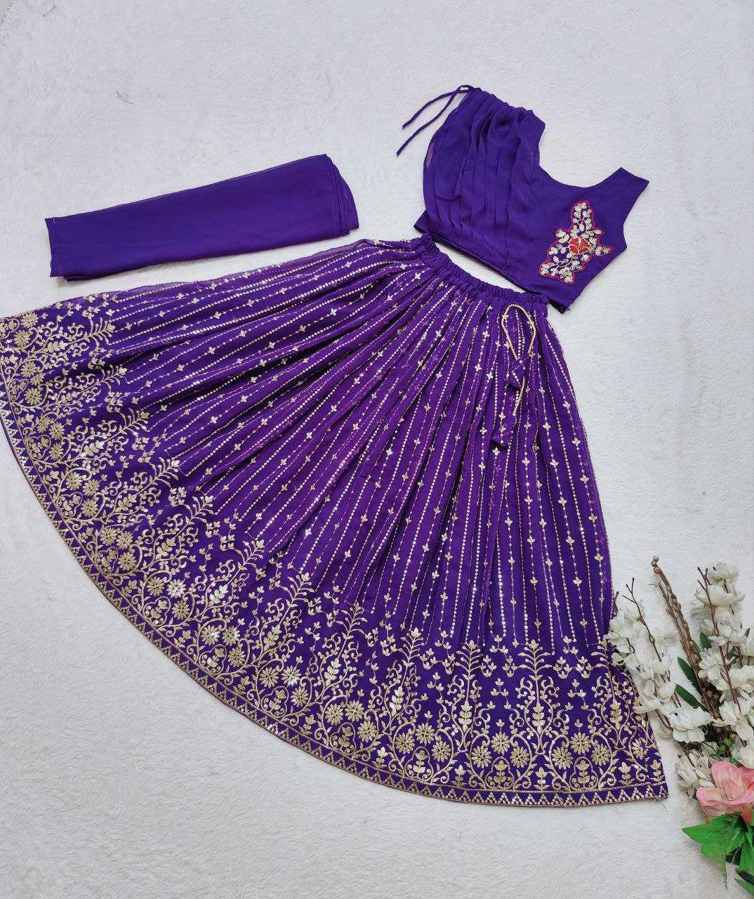 YNF FAUX GEORGETTE KESH168 MNT27 KIDS WEAE WHOLESALE  KIDS LEHENGA KIDS ETHNIC WEAR KIDS TRADITIONAL OUTFITS KIDS FESTIVE WEAR KIDS WEDDING OUTFITS MANUFACTURER