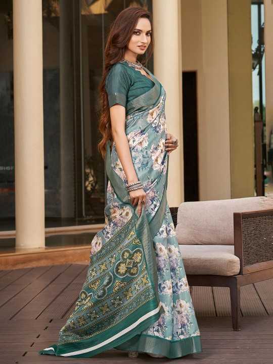 YNF HANDLOOM SILK RIN166 RAJGHARANA SILK SAREES WHOLESALE SOFT SILK HANDLOOM PRINTED SILK SAREES MANUFACTURER