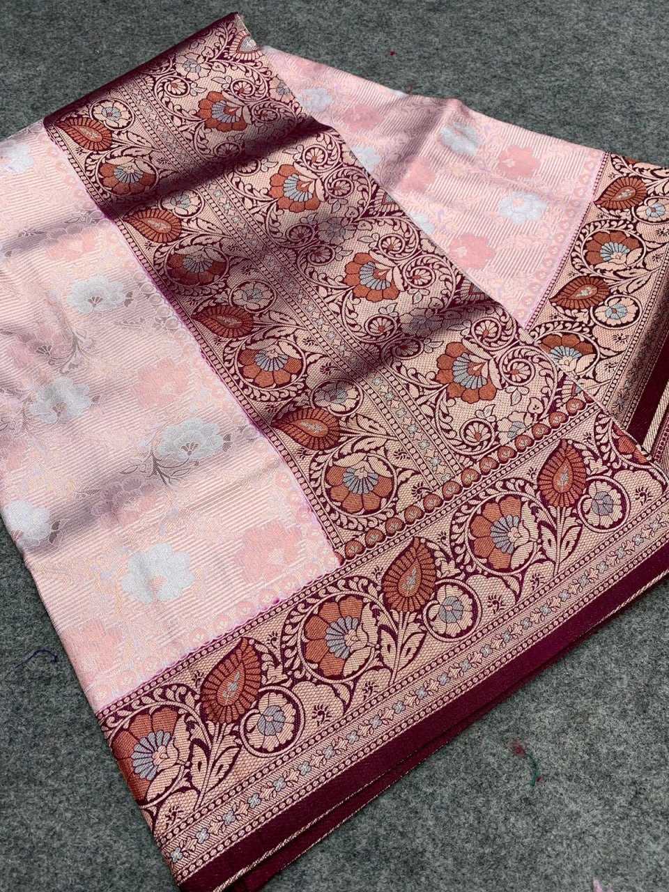 YNF KANJIVARAM SILK RIN144 GULABO SILK SAREES WHOLESALE SOFT SILK PATTU KANJIVARAM SILK ZARI BORDER SILK SAREES MANUFACTURER