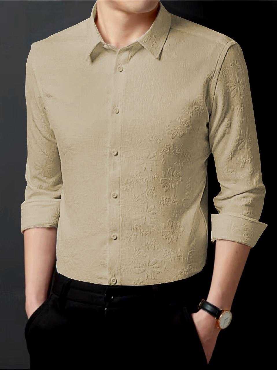 YNF KESH103 JACQUARD MENS WEAR WHOLESALE MENS SHIRTS MEN FULL SLEEVES SHIRTS MANUFACTURER