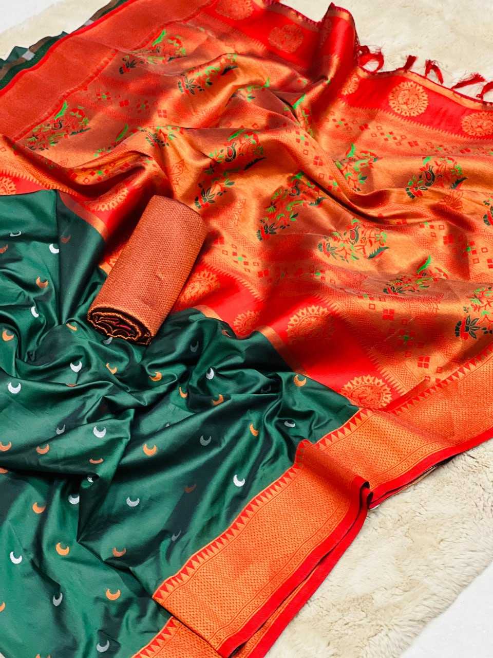 YNF PAITHANI SILK RIN186 RVV31 SILK SAREES WHOLESALE PAITHANI SOFT SILK TRADITIONAL SAREES MANUFACTURER