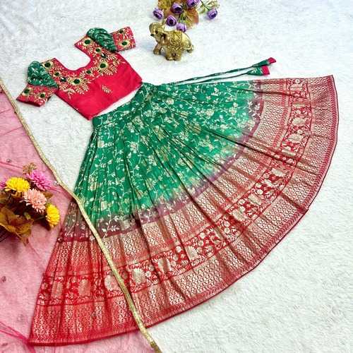 YNF VISCOSE KESH109 RRKT37 KIDS WEAR WHOLESALE KIDS LEHENGAS MANUFACTURER