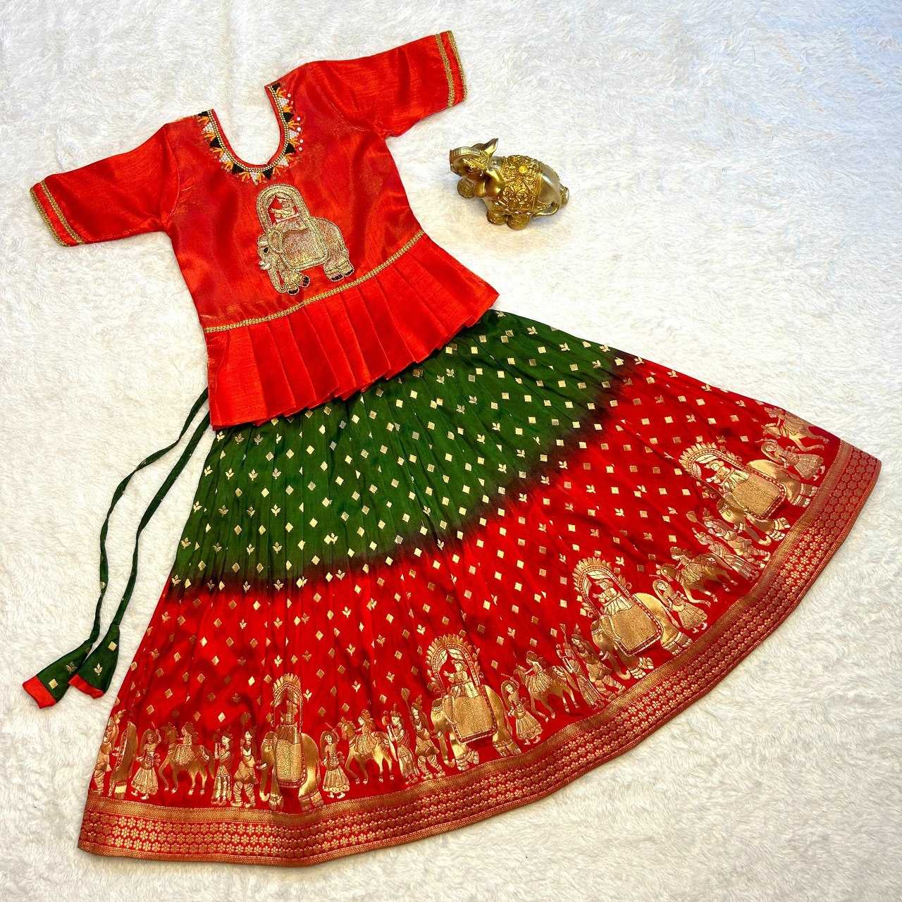 YNF VISCOSE KESH109 RRKT49 KIDS WEAR WHOLESALE KIDS LEHENGAS MANUFACTURER