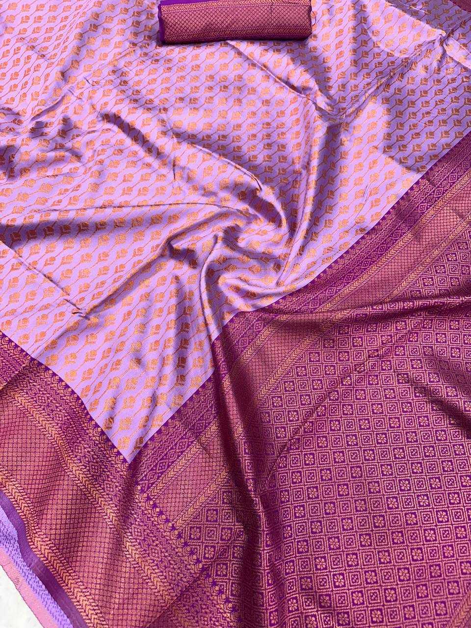 YNF BANARASI SOFT SILK RIN179 668 SILK SAREES WHOLESALE BANARASI SILK KERALA KASAVU ZARI BORDER SILK SAREES MANUFACTURER - Deevit International