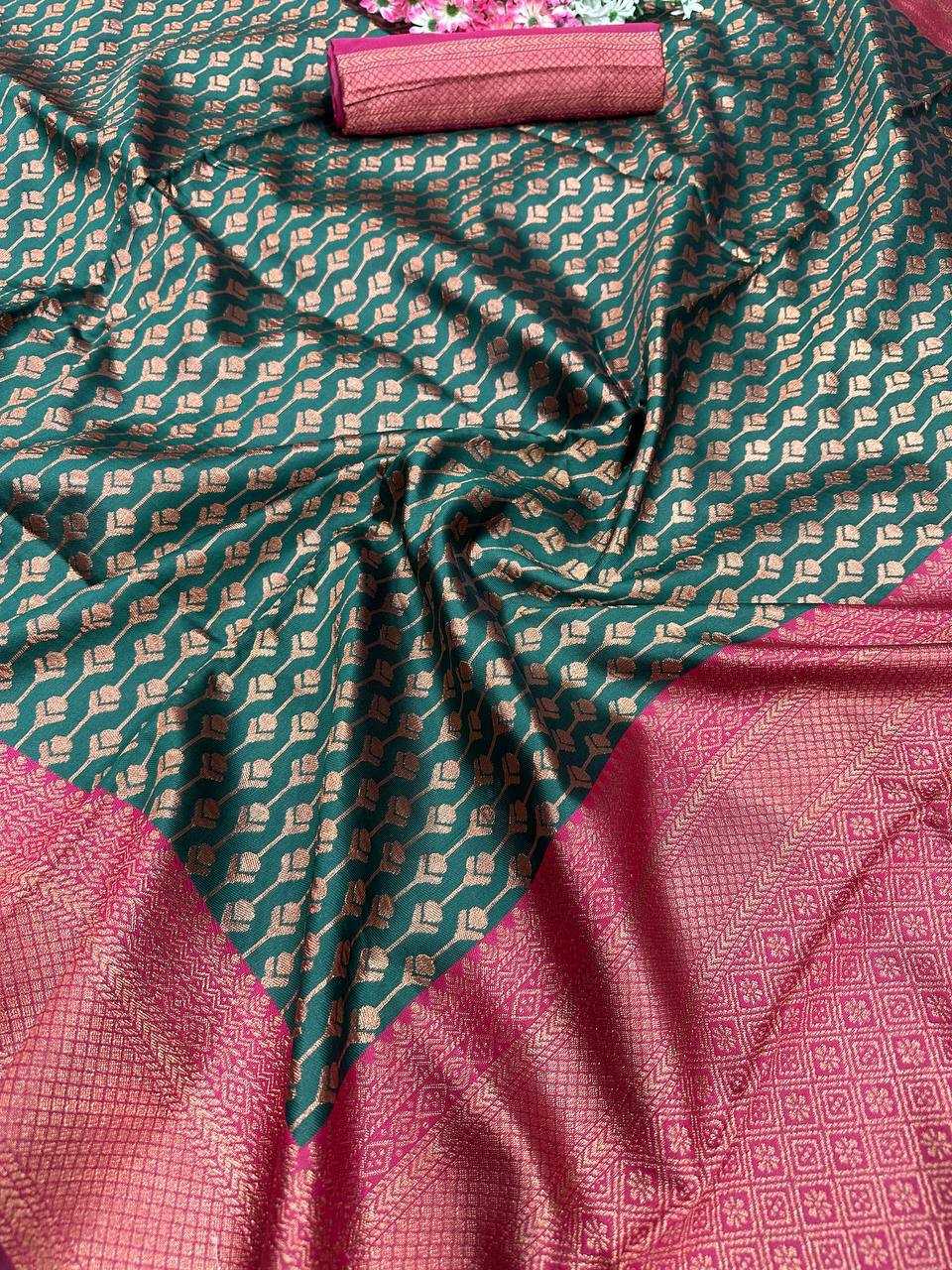 YNF BANARASI SOFT SILK RIN179 668 SILK SAREES WHOLESALE BANARASI SILK KERALA KASAVU ZARI BORDER SILK SAREES MANUFACTURER - Deevit International