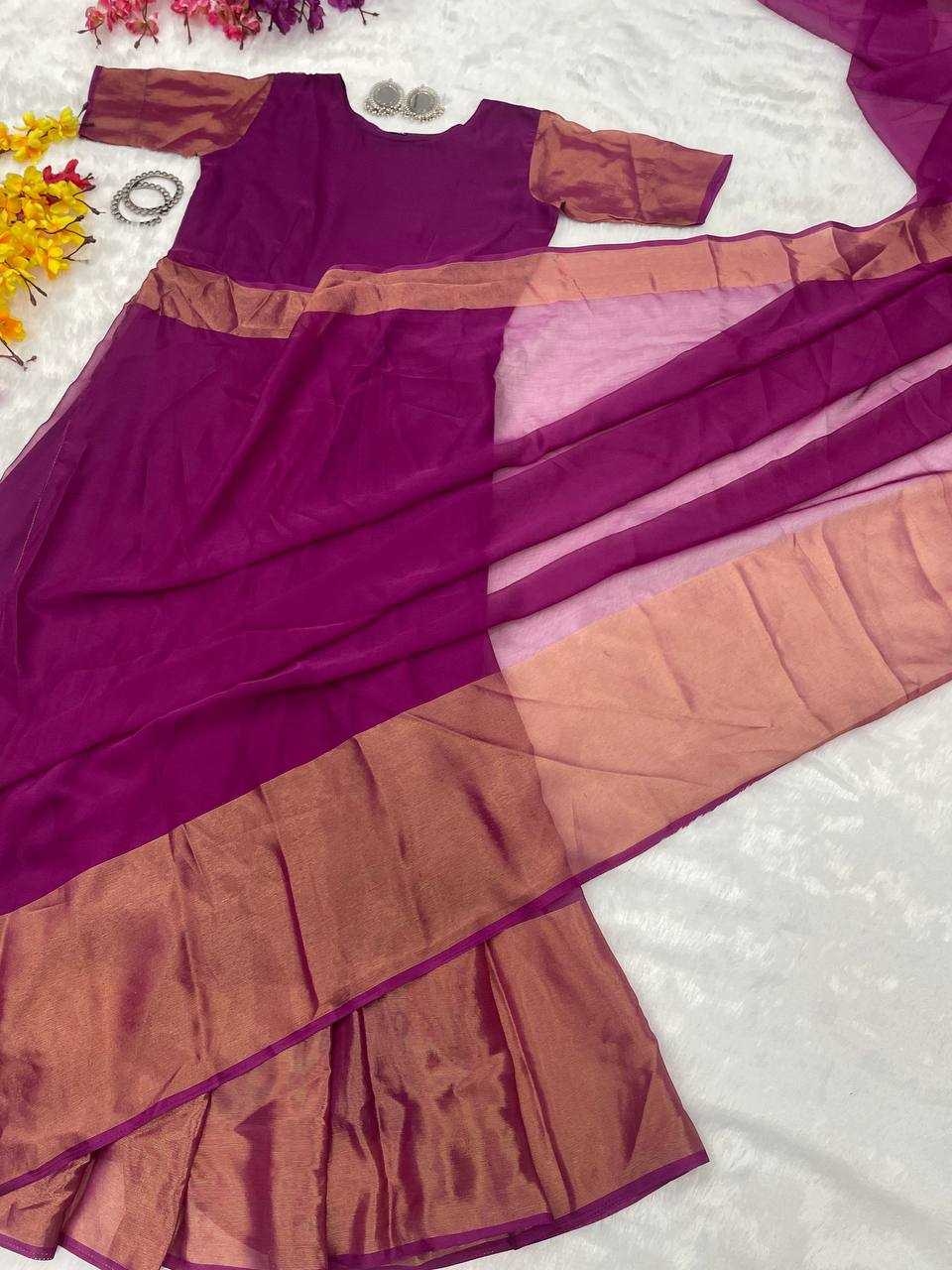 YNF BLOOMING KESH224 190 SAREES GOWNS WHOLESALE SIMPLE LONG SAREES GOWNS MANUFACTURER