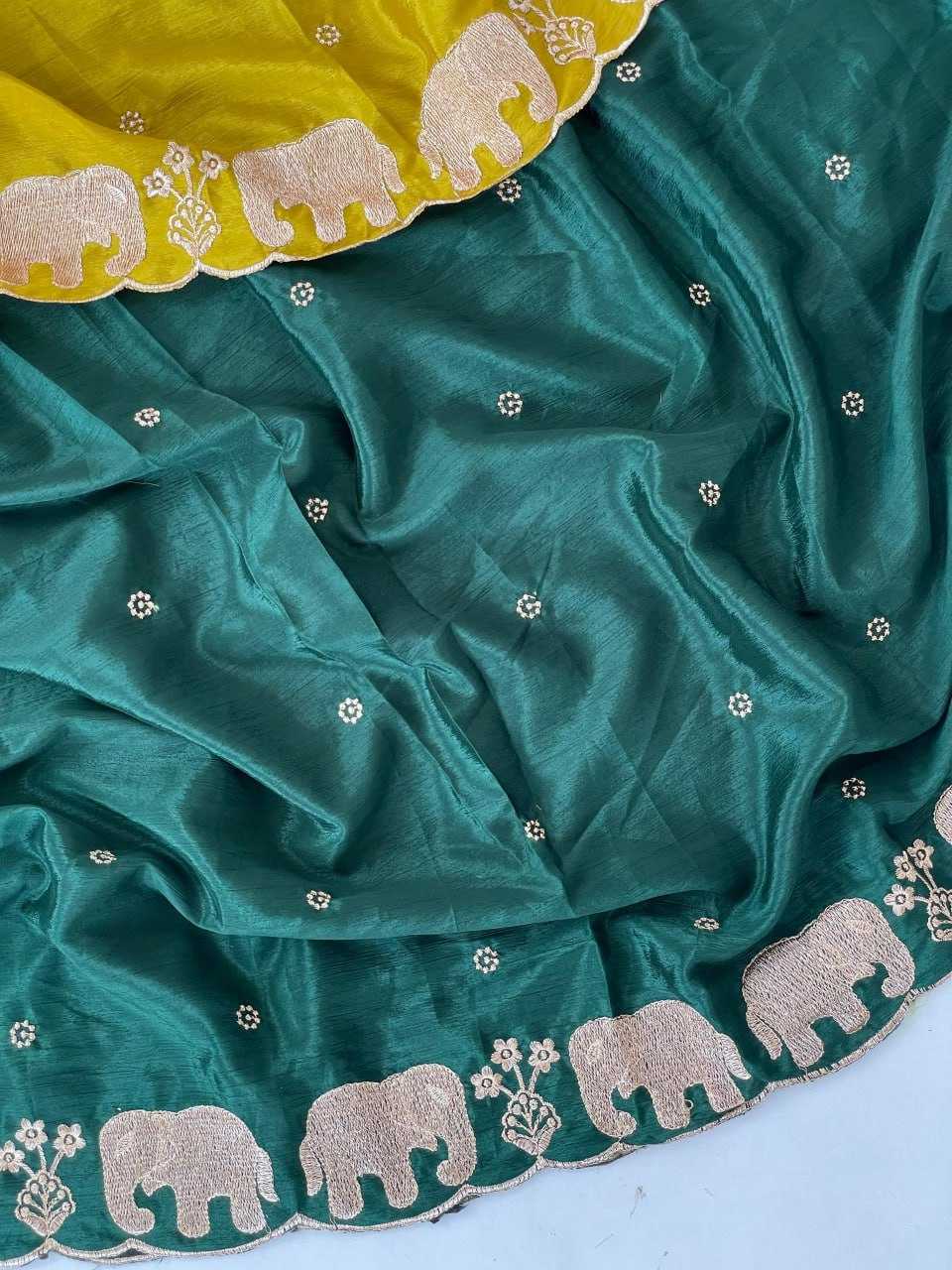 YNF CEEPE SILK RIN186 RVV46 SAREES WHOLESALE CREPE SILK DESIGNER SILK EMBROIDERED SILK SAREES MANUFACTURER