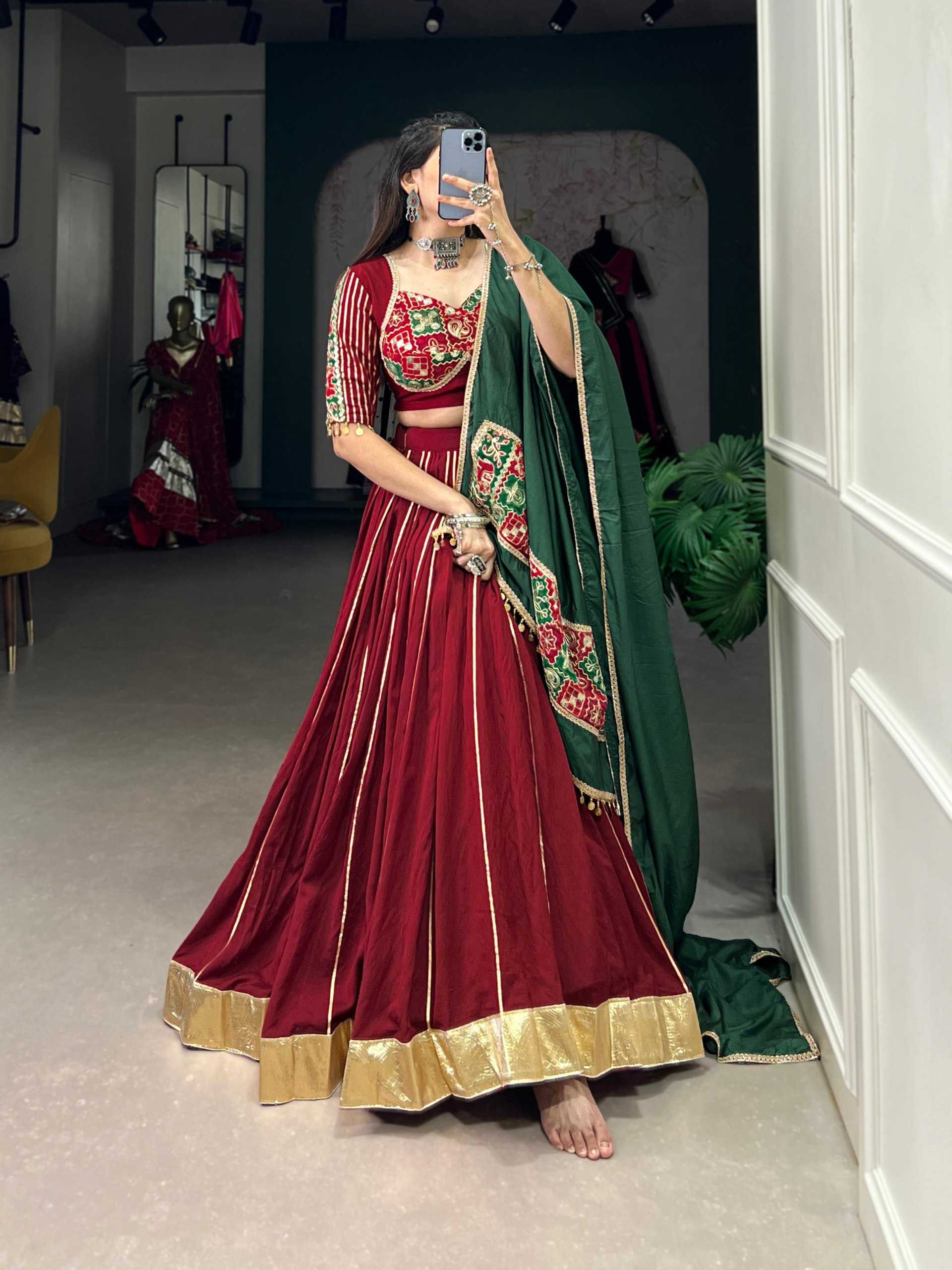 YNF CHANDERI SOFT KESH134 1735 LEHENGAS WHOLESALE CHANIYA CHOLI LEHENGA WITH BLOUSE ZARI WORK LEHENGAS GOTA PATTI LEHENGA WITH DUPATTA  MANUFACTURER