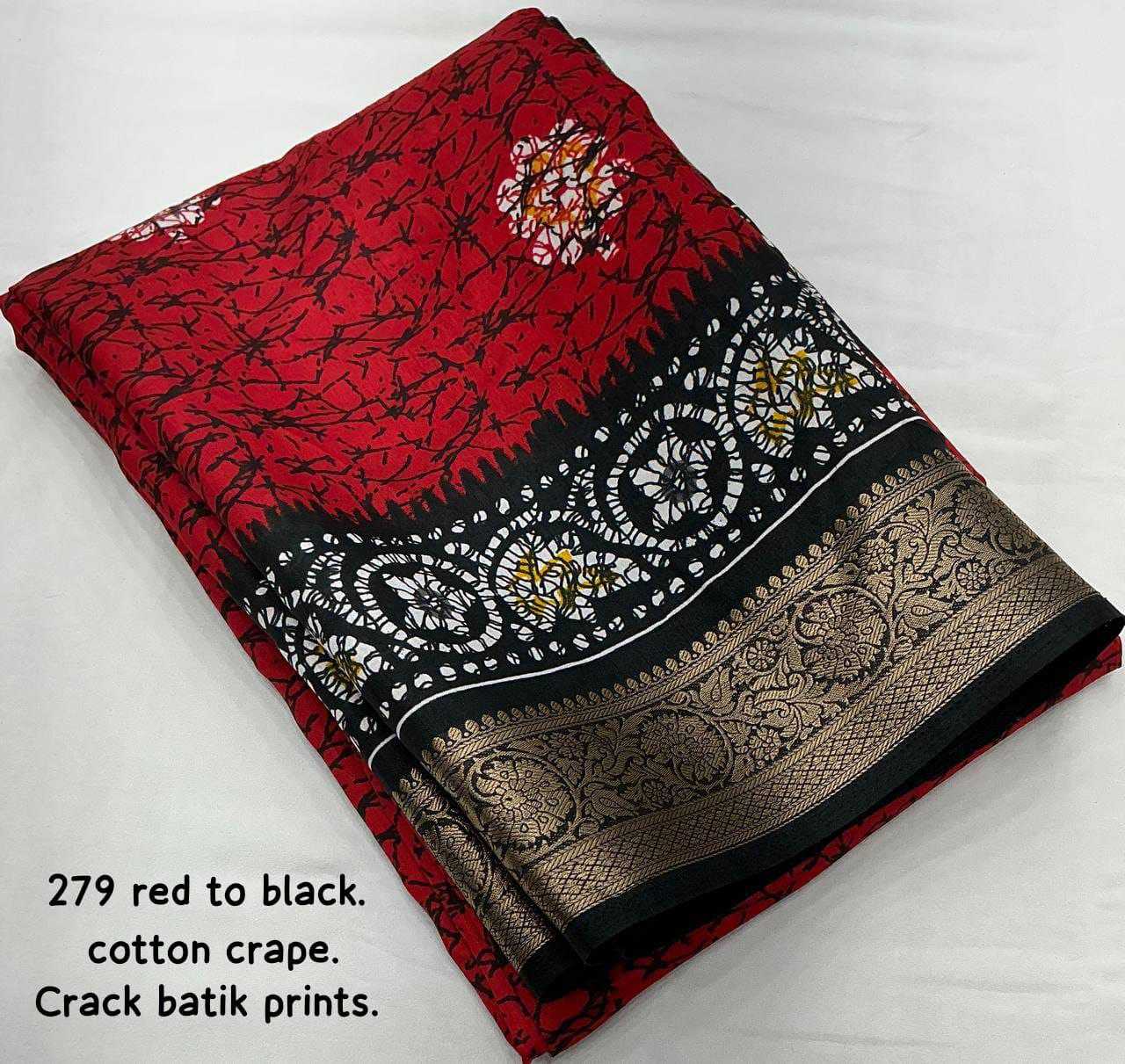 YNF COTTON KESH118 278 SAREES WHOLESALE PRINTED COTTON LINEN BATIK ZARI BORDER SAREES MANUFACTURER