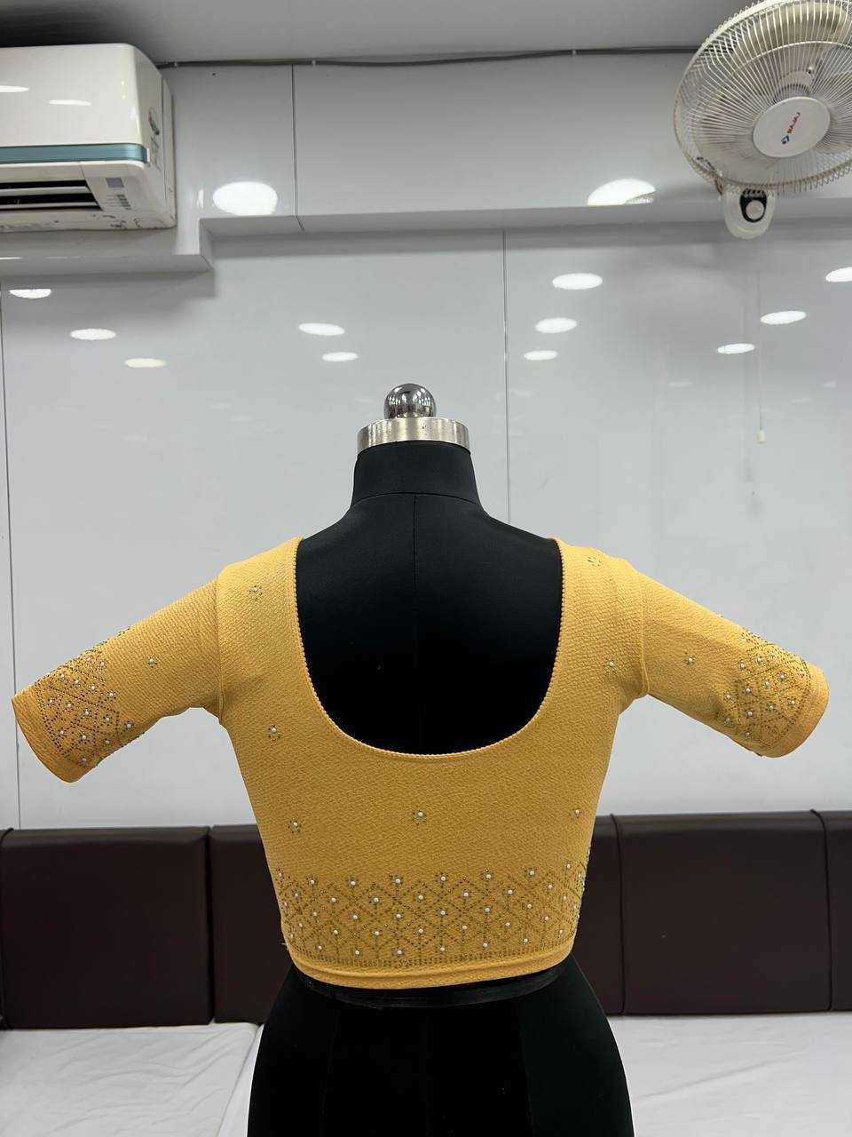 YNF COTTON LYCRA KESH231 ADITI READYMADE BLOUSE WHOLESALE STRETCHABLE COTTON BLOUSE MANUFACTURER