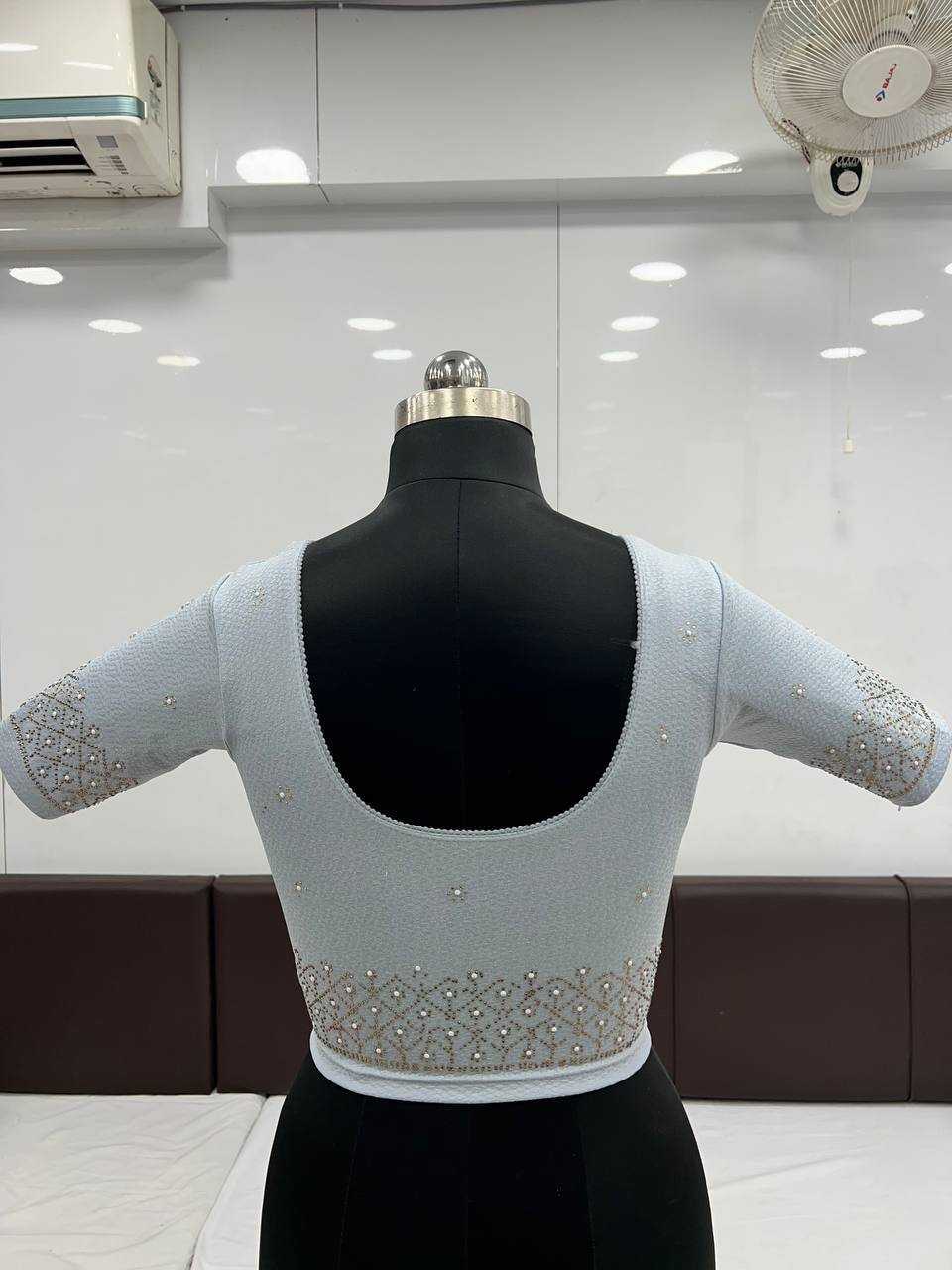 YNF COTTON LYCRA KESH231 ADITI READYMADE BLOUSE WHOLESALE STRETCHABLE COTTON BLOUSE MANUFACTURER