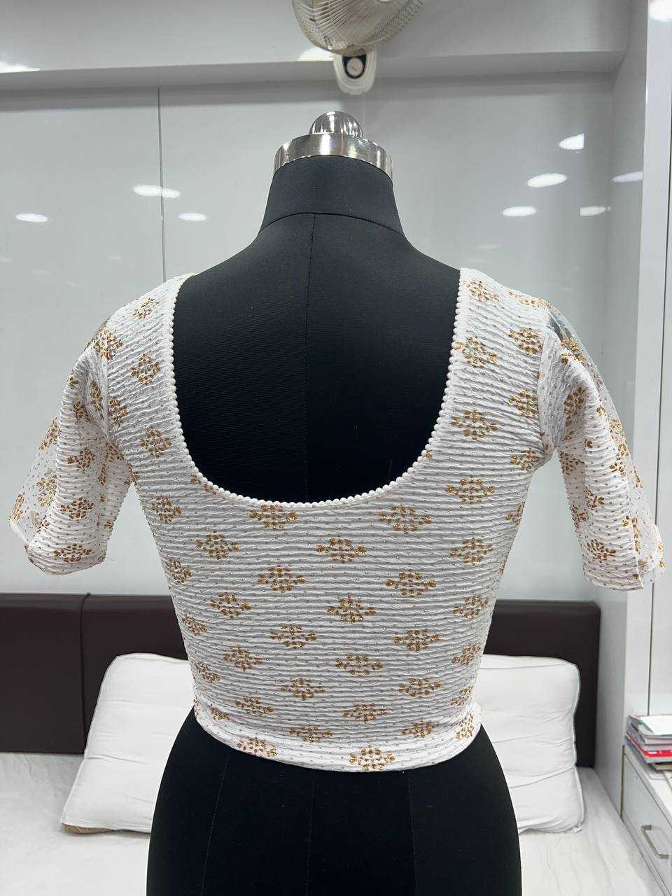 YNF CRUSH KESH231 DRISHTI READYMADE BLOUSE WHOLESALE PRINTED STRETCHABLE BLOUSE MANUFACTURER