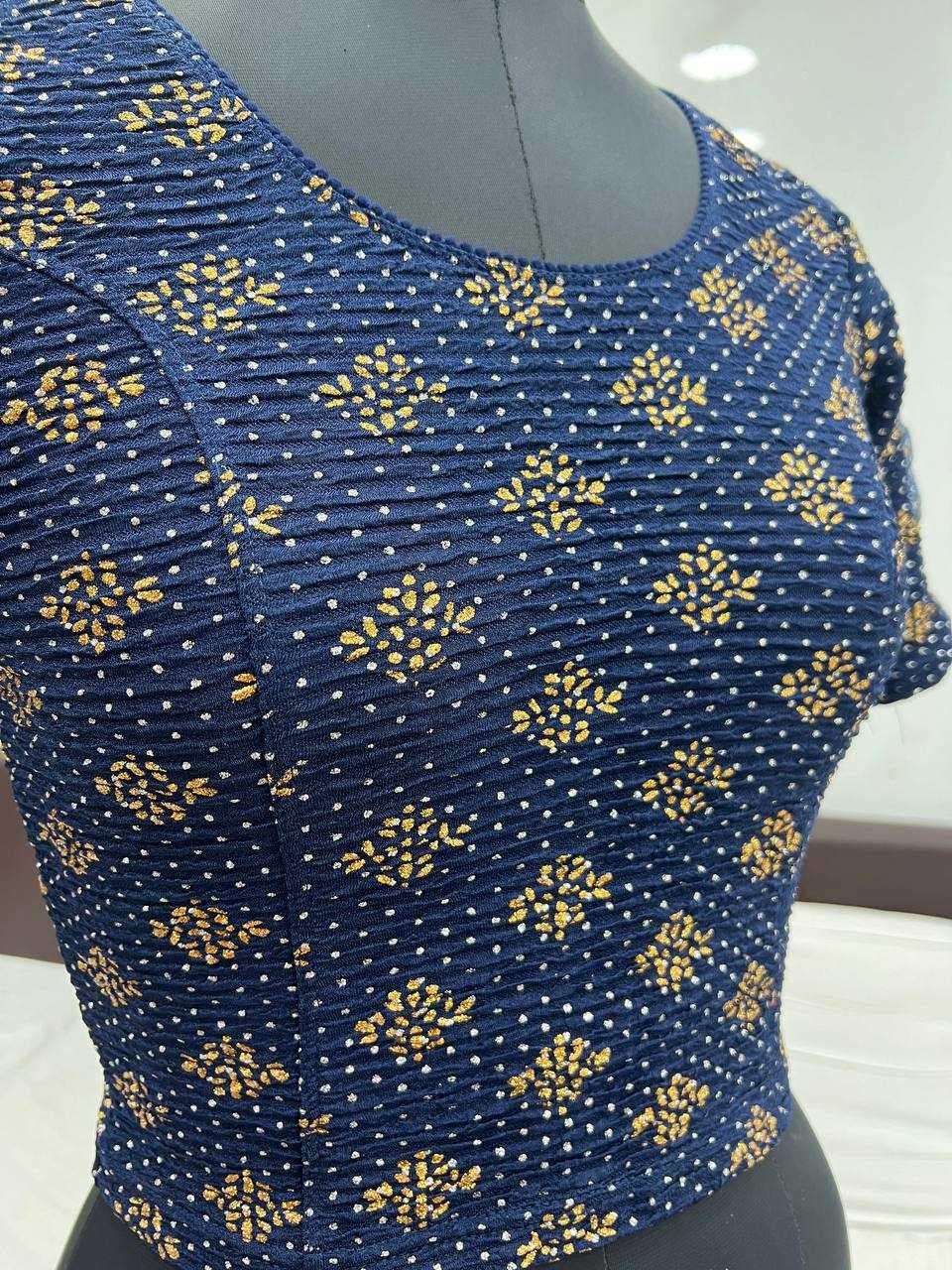 YNF CRUSH KESH231 DRISHTI READYMADE BLOUSE WHOLESALE PRINTED STRETCHABLE BLOUSE MANUFACTURER