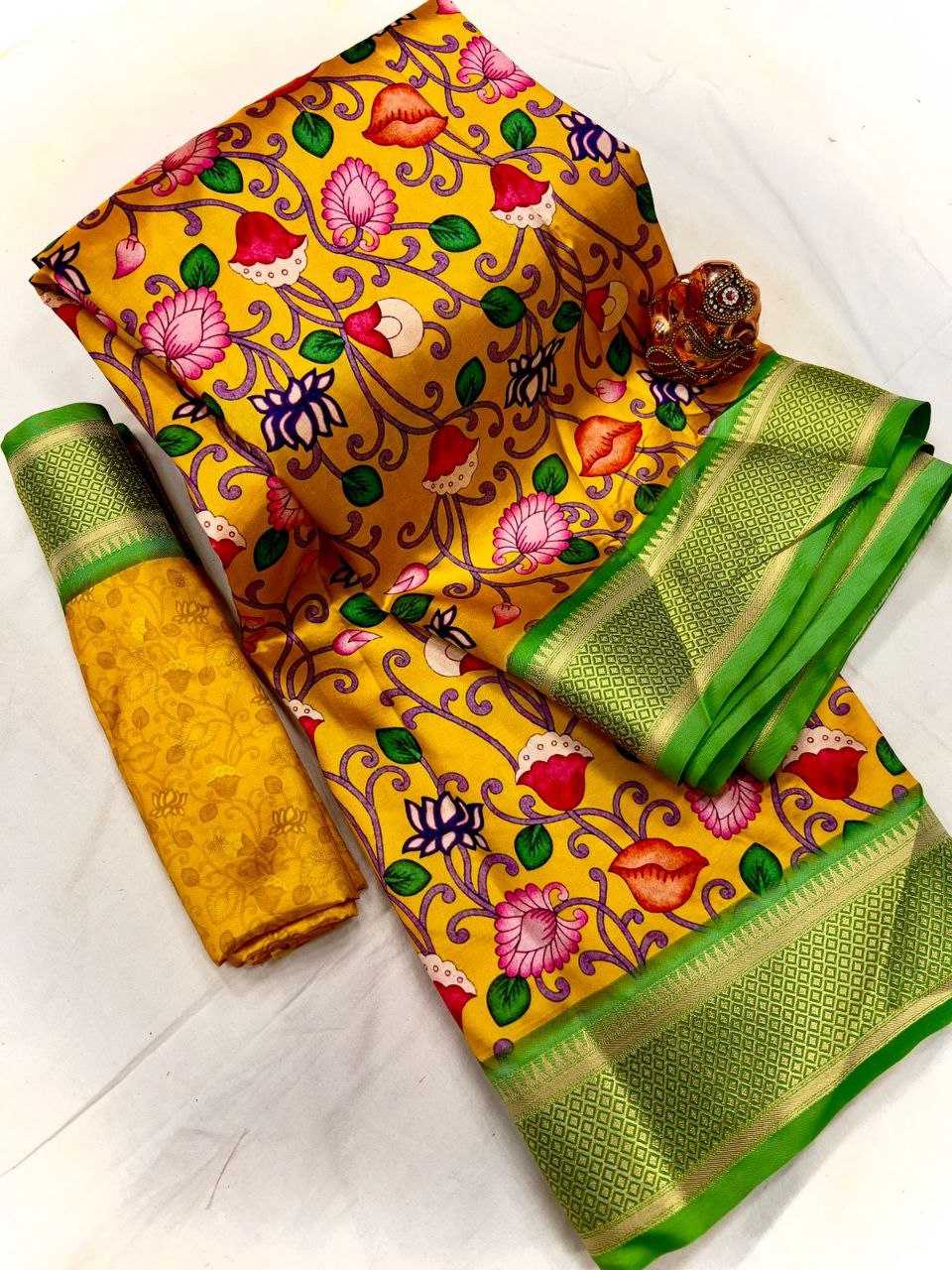 YNF LICHI SILK KESH183 SAJNI SILK SAREES WHOLESALE BANARASI SILK PAITHANI SOFT SILK PRINTED SILK PURE SILK SAREES MANUFACTURER