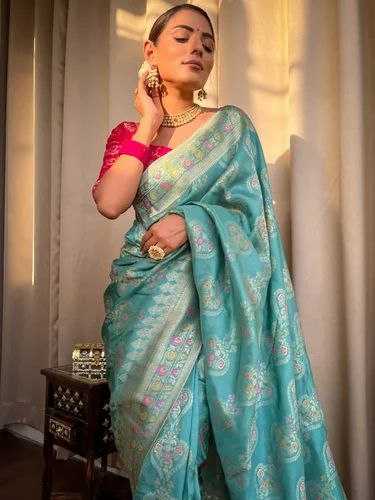 YNF SOFT SILK RIN132 157 SILK SAREES WHOLESALE BANARASI SILK SOFT SILK PURE ZARI SILK SAREE FOR WEDDINGS SAREES MANUFACTURER - Deevit International