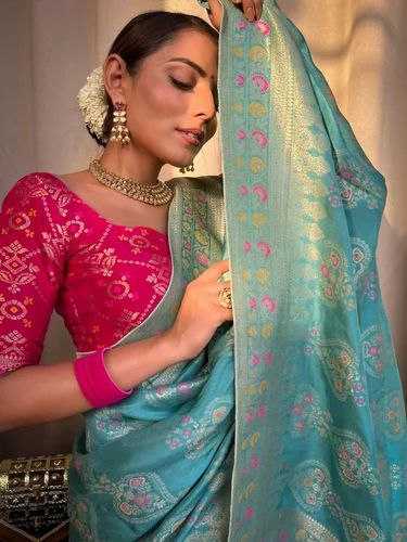 YNF SOFT SILK RIN132 157 SILK SAREES WHOLESALE BANARASI SILK SOFT SILK PURE ZARI SILK SAREE FOR WEDDINGS SAREES MANUFACTURER - Deevit International