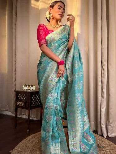 YNF SOFT SILK RIN132 157 SILK SAREES WHOLESALE BANARASI SILK SOFT SILK PURE ZARI SILK SAREE FOR WEDDINGS SAREES MANUFACTURER - Deevit International