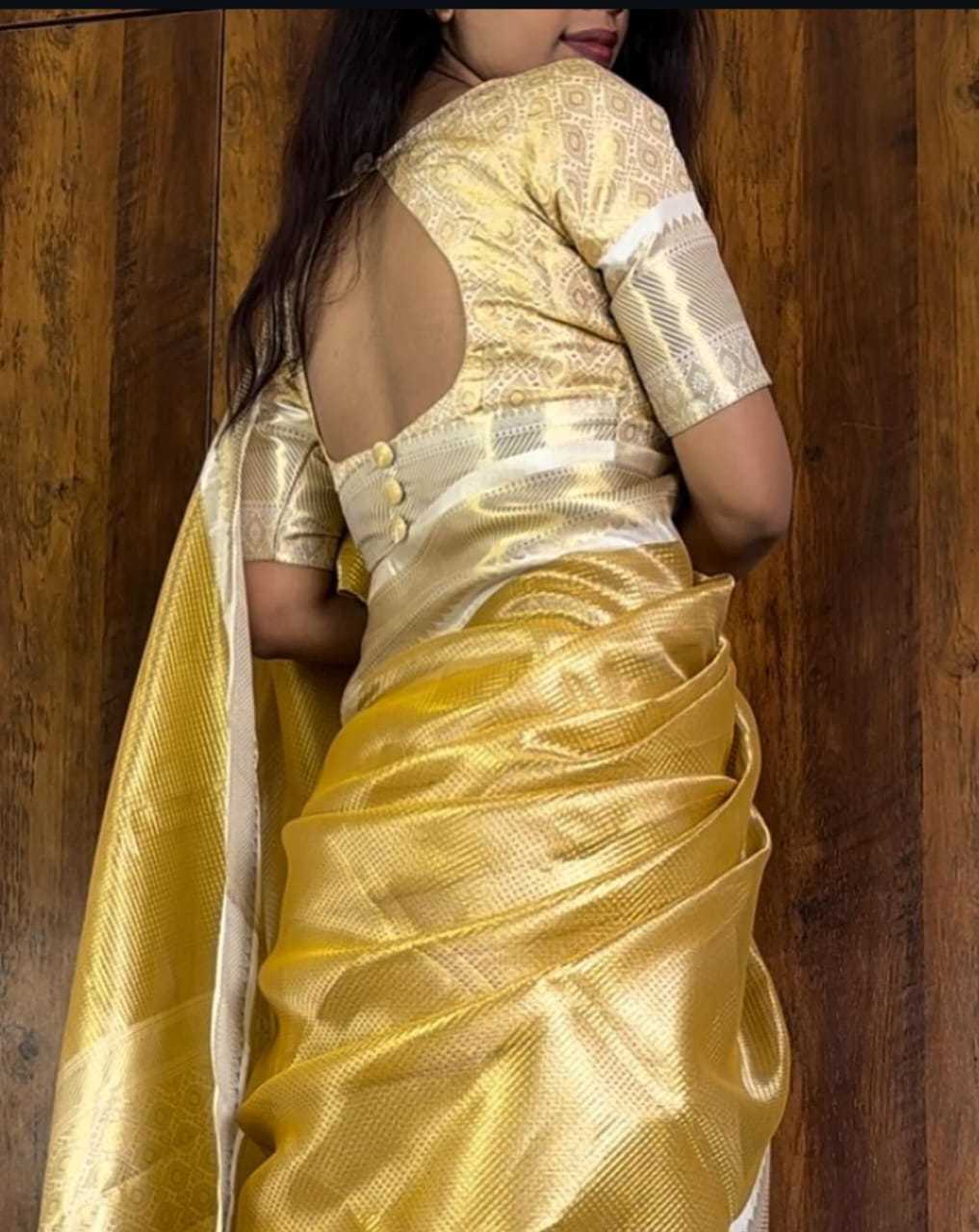 YNF BANARASI SOFT SILK RIN149 MKD163 SILK SAREES WHOLESALE BANARASI SILK PURE ZARI SILK GOLDEN SILK SAREES MANUFACTURER - Deevit International