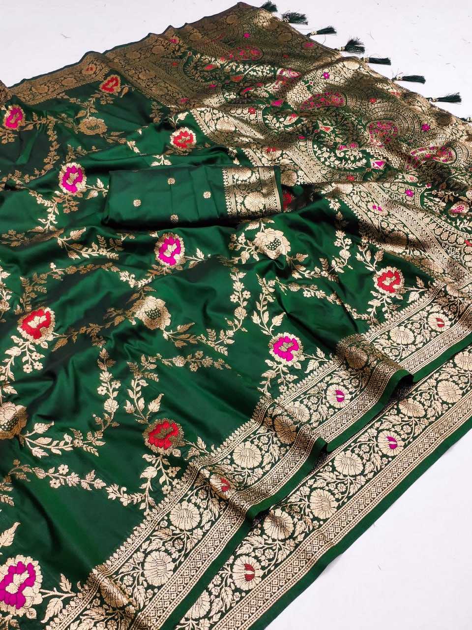 YNF BANARASI SOFT SILKRIN150 Banarasi-1 SILK SAEES WHOLESALE TRADITIONAL BANARASI SOFT SILK SAREES FOR WEDDING MANUFACTURER - Deevit International