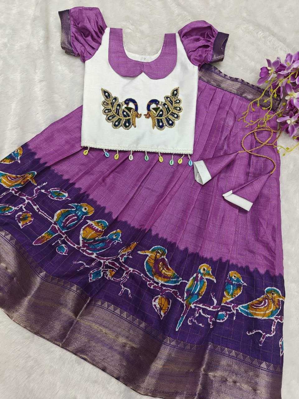 YNF BANGALORI SILK KESH189 VET21KIDS WEAR WHOLESALE KIDS LEHENGA TRADITIONAL OUTFITS KIDS LEHENGA FESTIVE WEAR KIDS WEDDING OUTFITS MANUFACTURER - Deevit International