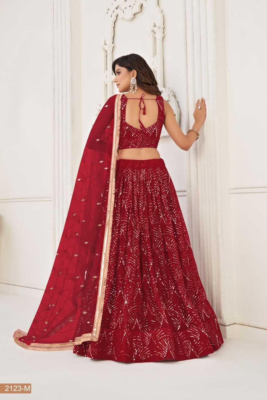 YNF BUTTERFLY NET KESH236 01 LEHENHGA WHOLESALE NET,WEDDING,DESIGNER LEHENGA MANUFACTURER - Deevit International