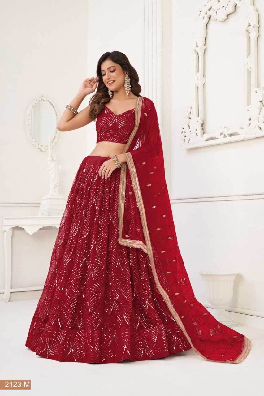 YNF BUTTERFLY NET KESH236 01 LEHENHGA WHOLESALE NET,WEDDING,DESIGNER LEHENGA MANUFACTURER - Deevit International