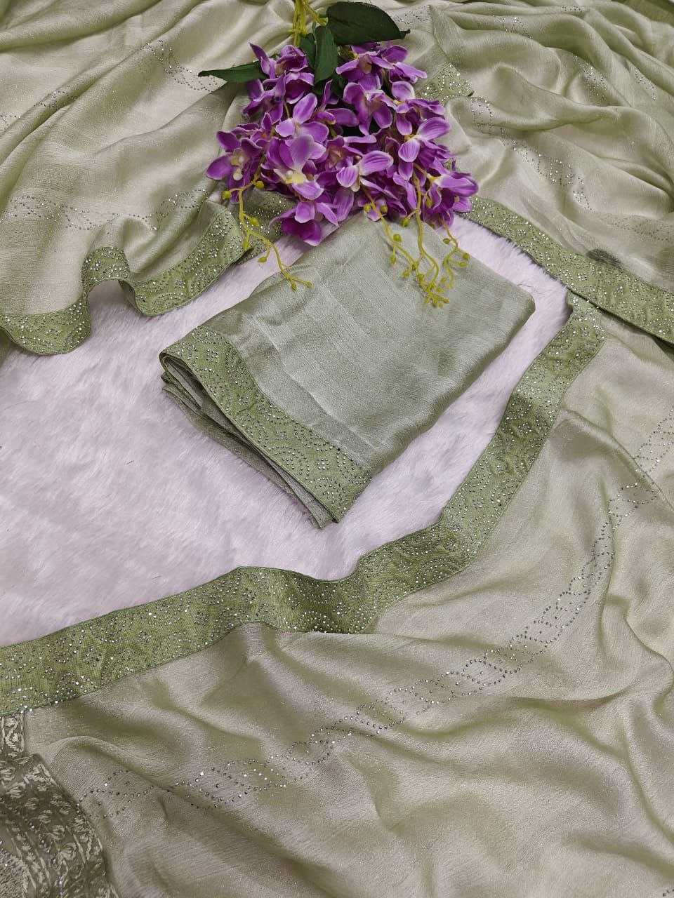 YNF CHIFFON KESH189  PARAMPARA - 4 SAREES WHOLESALE PARTY WEAR CHIFFON EMBROIDERED SAREES MANUFACTURER - Deevit International