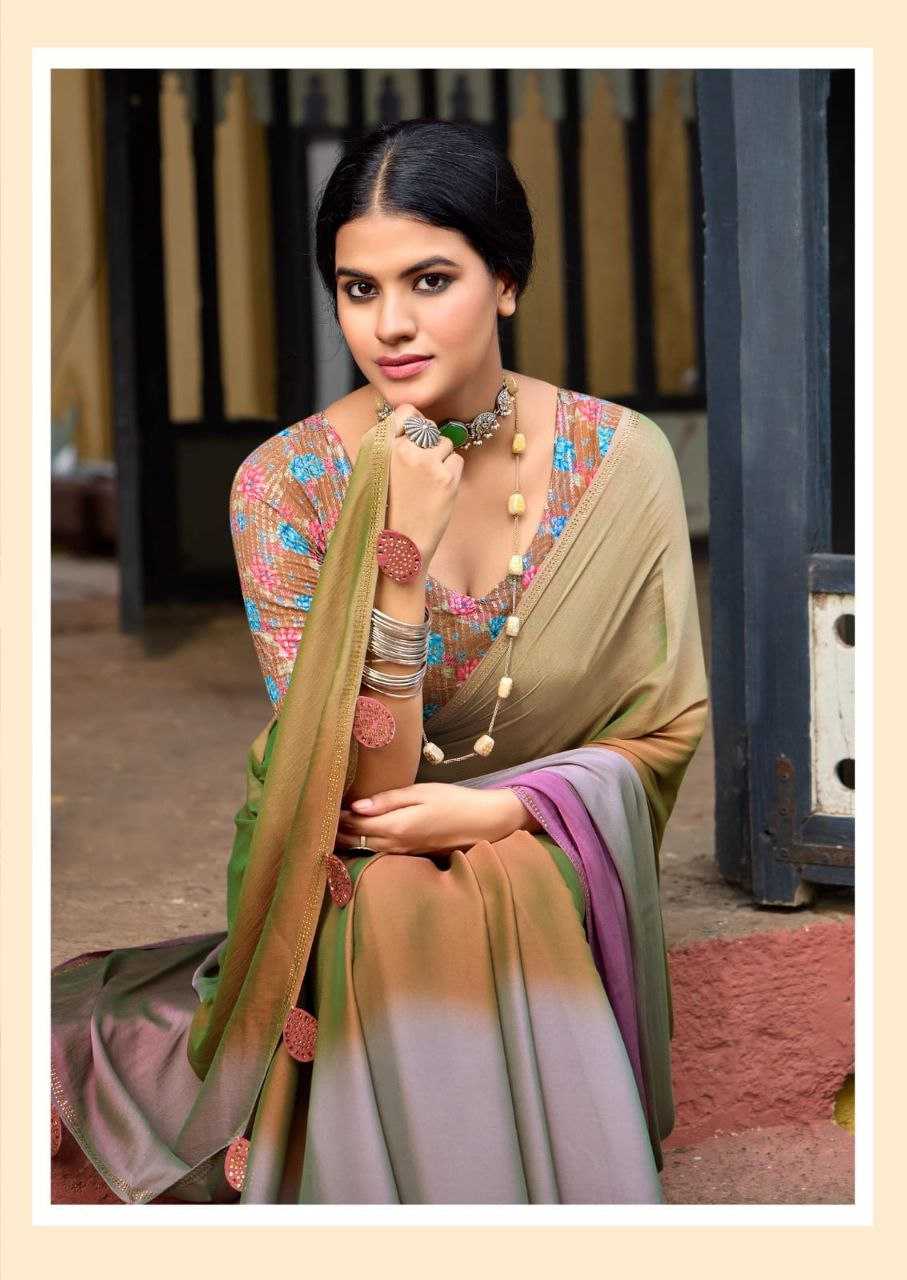 YNF CHIFFON RIN195 ARUNA_4 SAREES WHOLESALE CHIFFON PLAIN FANCY SAREES MANUFACTURER - Deevit International