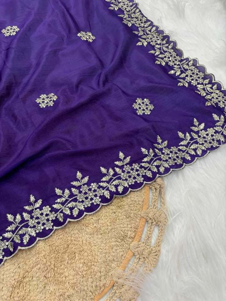 YNF CHINON KESH250 RGF09 STITCH SAREES WHOLESALE TRADITIONAL SEQUENCE EMBROIDERED SAREES MANUFACTURER - Deevit International